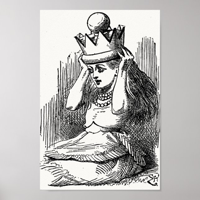 Alice i underlandet - Alice hittar Golden Krona Poster (Framsidan)