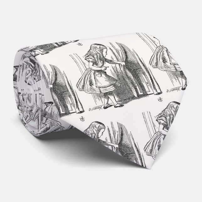 Alice i underlandet - Alice Tittar för dörren Slips (Rullad)