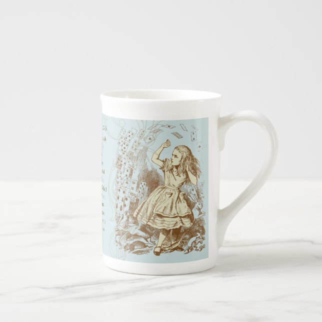 Alice i Underlandet Benporcelain Benporslin Mugg (Höger)