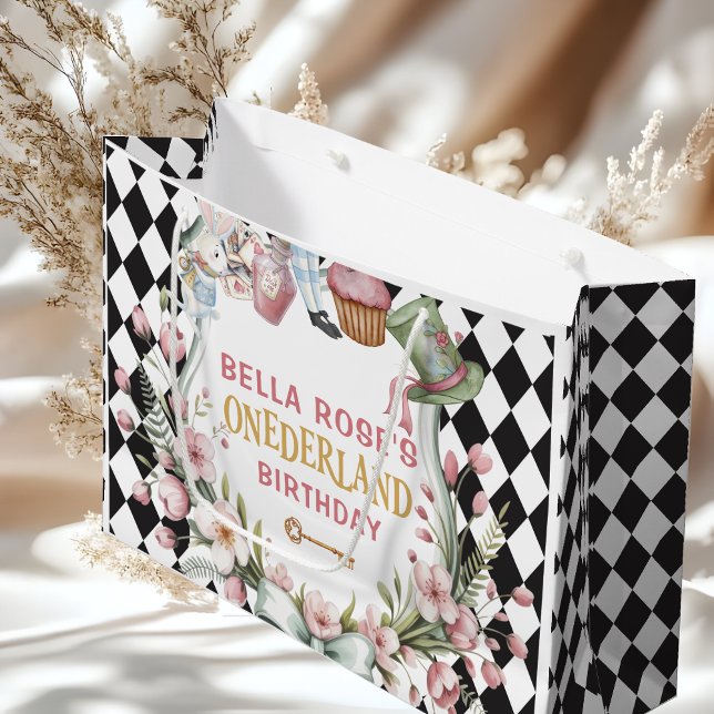 Alice i Underlandet Blomster Ram  1-års födelsedag (Skapare uppladdad)