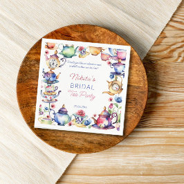 Alice i underlandet bröllopsfest téparty pappersservett