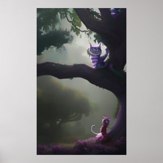 Alice i underlandet Cheshire Cat Poster