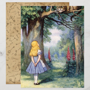 Alice i underlandet, Cheshire Cat Scrapbook Papper