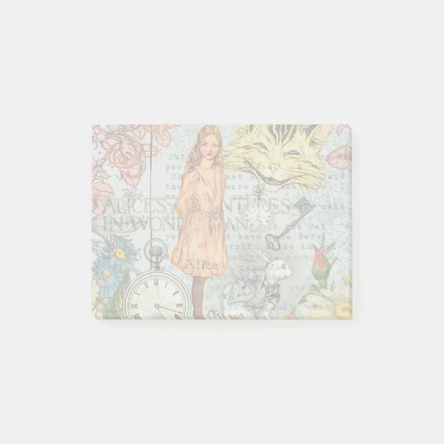 Alice i Underlandet Classic Rackham Post-it Block (Framsida)