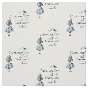 Alice i underlandet Curiouser Butterflies Fabric Tyg