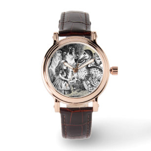 Alice (i underlandet) Dodo Leather Strap Watch Armbandsur