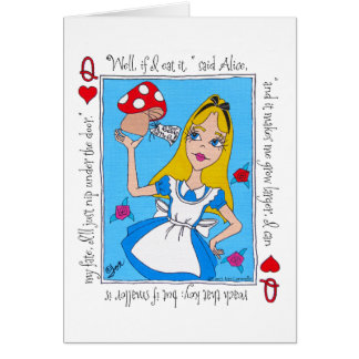 Alice i underlandet, Eat Me! Hälsningskort
