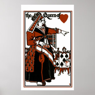 Alice i underlandet, en lek. Hearts drottning Poster