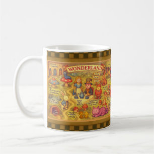 Alice i Underlandet fantasikarta Kaffemugg