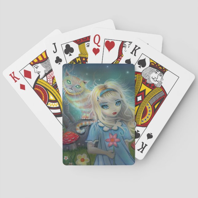 Alice i Underlandet Fantasykonst Kortlek (Baksidan)