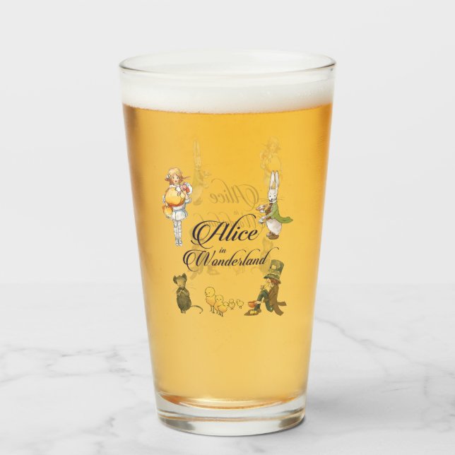 Alice i underlandet glaskopp (Baksida fylld)