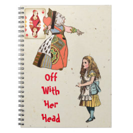 Alice i underlandet - Hearts drottning Anteckningsbok