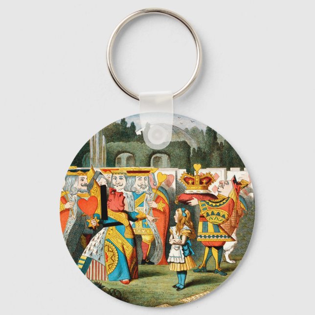 Alice i Underlandet Hjärtadrottningen Nyckelring (Framsida)
