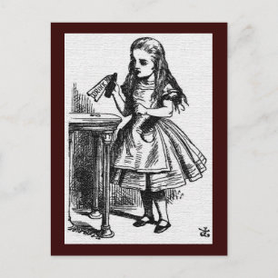 Alice i underlandet John Tenniel Postcard Vykort
