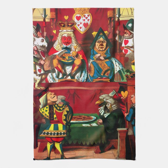 Alice i underlandet kökshandduk (Vertikal)