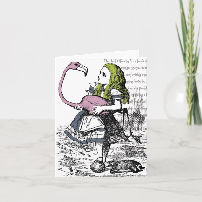 Alice i underlandet kort (Framsida)