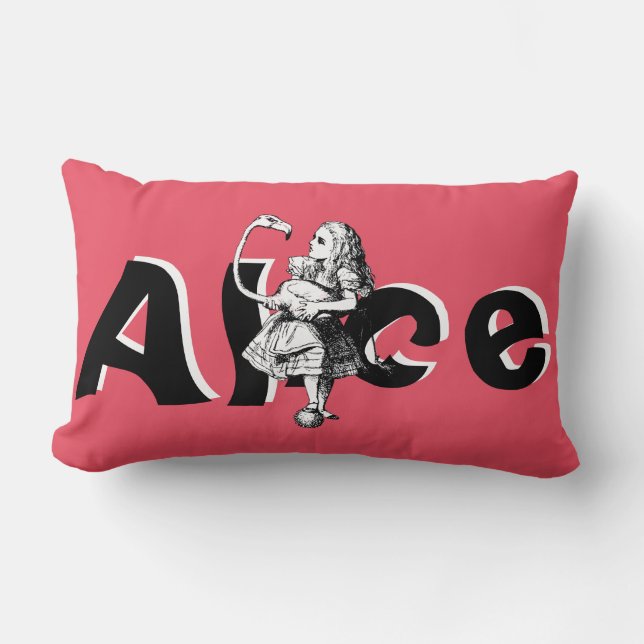 Alice i Underlandet Lumbarkudde (Framsida)