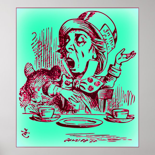 Alice i underlandet - Mad Hatter Poster (Framsidan)