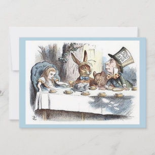 Alice i underlandet, Mad Hatter Tea Party Inbjudningar