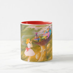 Alice i underlandet med Caterpelaren Coffee Mugg