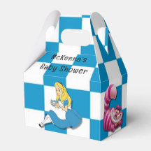 Alice i underlandet med cheshire Cat Baby Shower