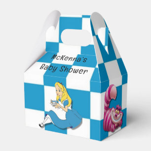 Alice i underlandet med cheshire Cat Baby Shower Presentaskar