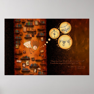 Alice i underlandet - Ner kanin-Hål Poster