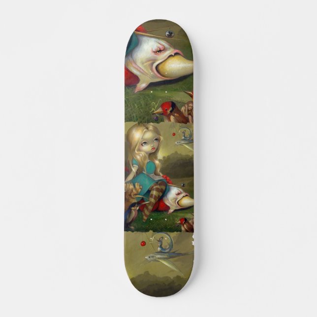 Alice i Underlandet och Bosch-fåglarna SKATEBOARD (Framsida)