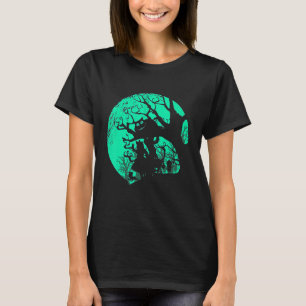 Alice i Underlandet och Cheshire Cat under månen T Shirt