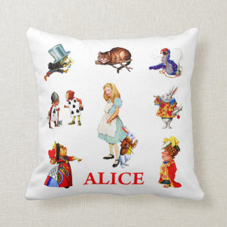 Alice i Underlandet och vänner Kudde