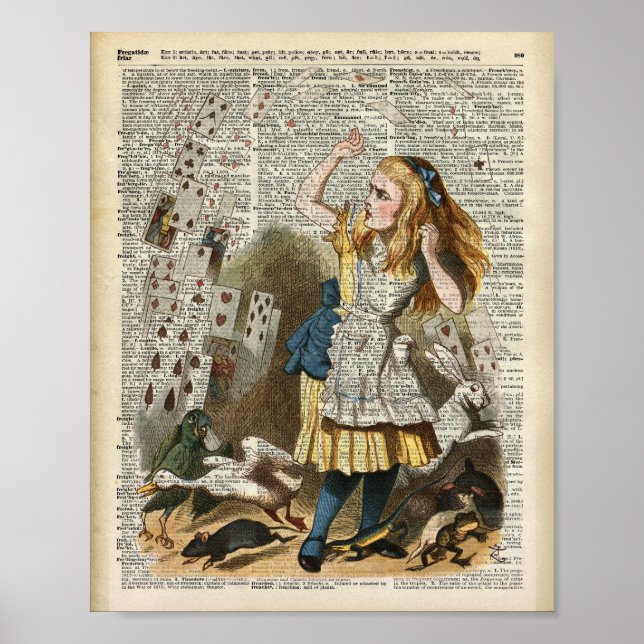 Alice i underlandet poster (Framsidan)