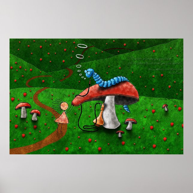 Alice i underlandet - Råd från en vattenpelare Poster (Framsidan)