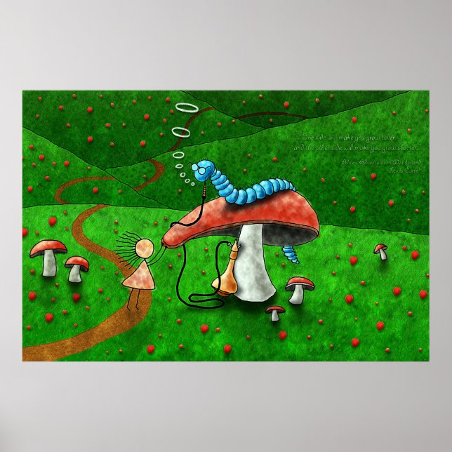Alice i underlandet - Råd från en vattenpelare Poster (Framsidan)