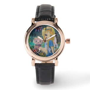 Alice i Underlandet Sagor Söt Tjejklocka Armbandsur