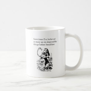 Alice i Underlandet, sex omöjliga Saker Kaffemugg