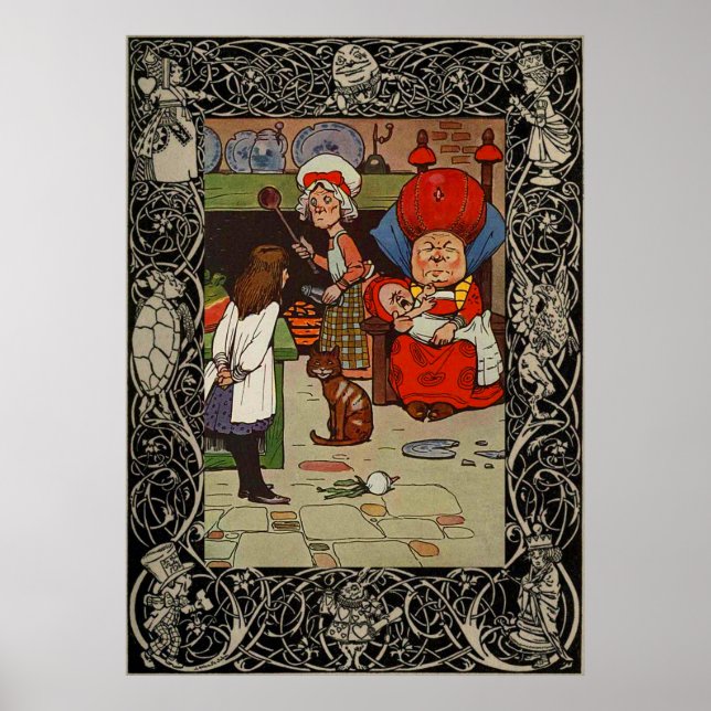 Alice i underlandet som har stulit tutterna poster (Framsidan)