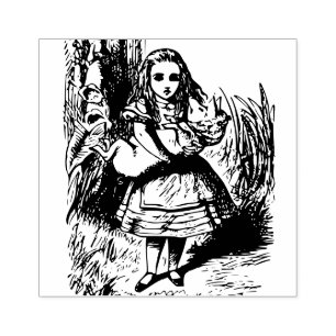 Alice i underlandet stämpel
