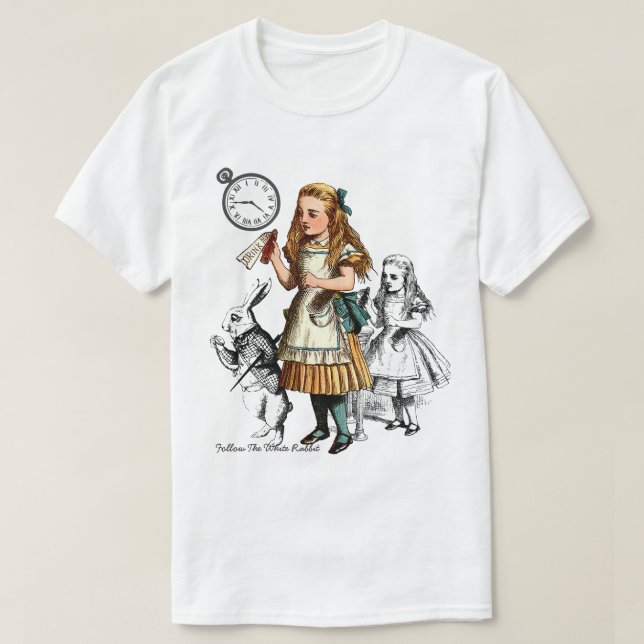 Alice i underlandet t shirt (Design framsida)