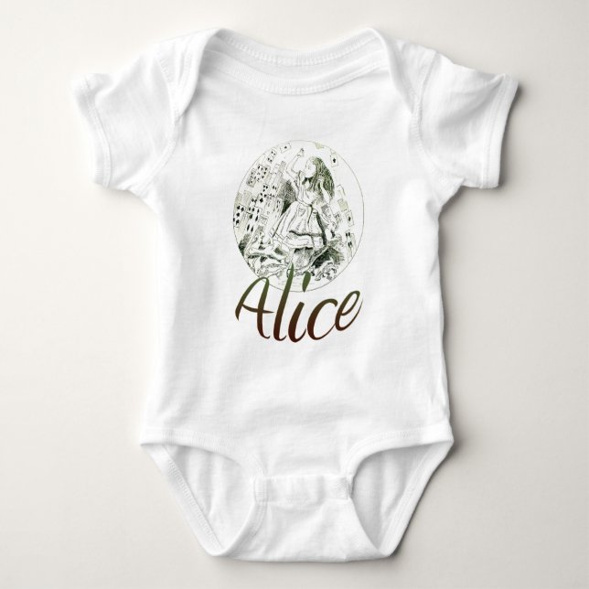 Alice i underlandet t-shirt (Framsida)