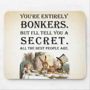 Alice i underlandet - Tea Party - Bonkers Quote Musmatta