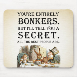 Alice i underlandet - Tea Party - Bonkers Quote Musmatta