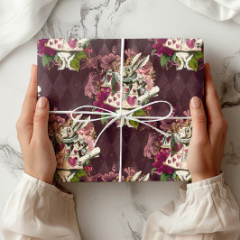 Alice i Underlandet Tekid wrappingpapper Presentpapper