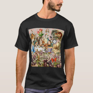 Alice i Underlandet tesällskapskaraktärer T Shirt