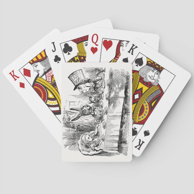 Alice i underlandet - The Mad Hatter's Tea Party Casinokort (Baksidan)