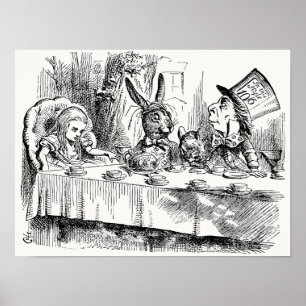 Alice i underlandet - The Mad Hatter's Tea Party Poster