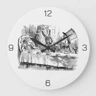 Alice i underlandet - The Mad Hatter's Tea Party Stor Klocka
