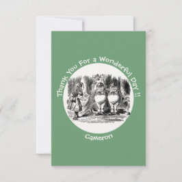 Alice i Underlandet Tweedledum & Tweedledee-fest Tack Kort