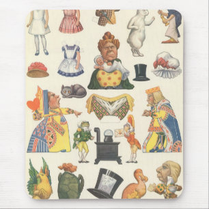 Alice i Underlandet, Vintage Viktorianska Pappersd Musmatta