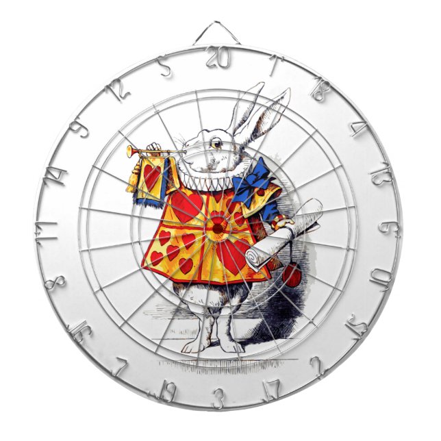 Alice i underlandet Vita kaninen av Tenniel Piltavla (Framsidan)