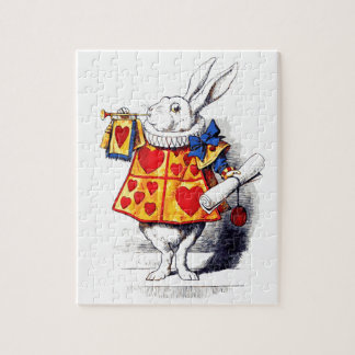 Alice i underlandet Vita kaninen av Tenniel Pussel